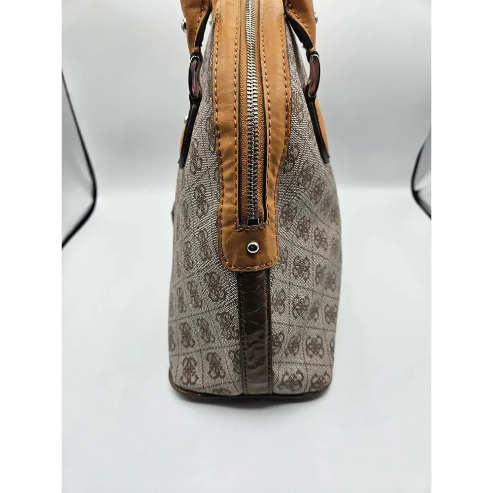 Guess by Marciano Women's Satchel‎ Purse Handbag Tan Brown EUC